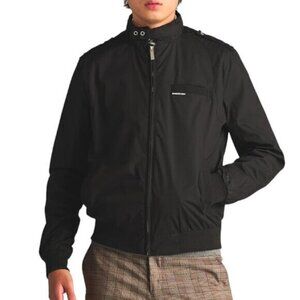 Men's Members Only Original Iconic Racer Light Jacket Slim Fit Size Large EUC